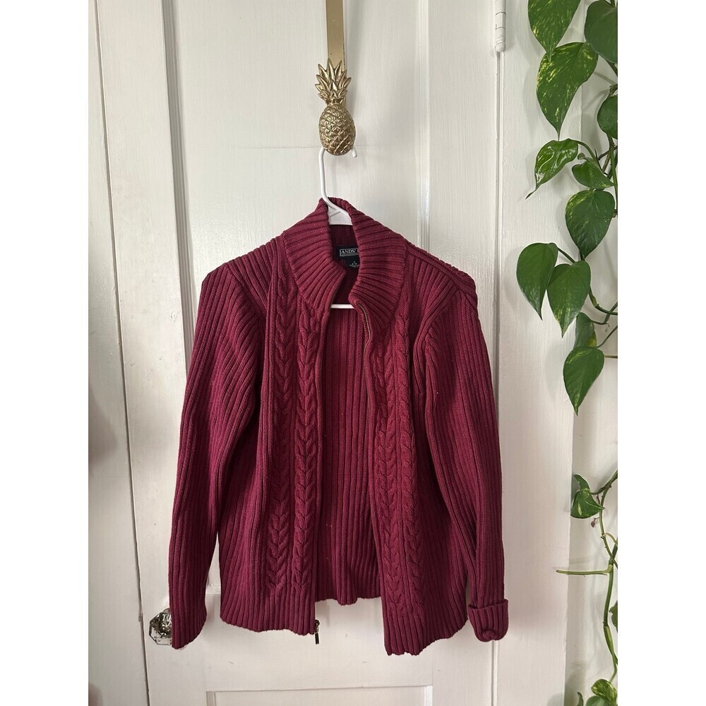 Lands End women’s size small maroon sweater
